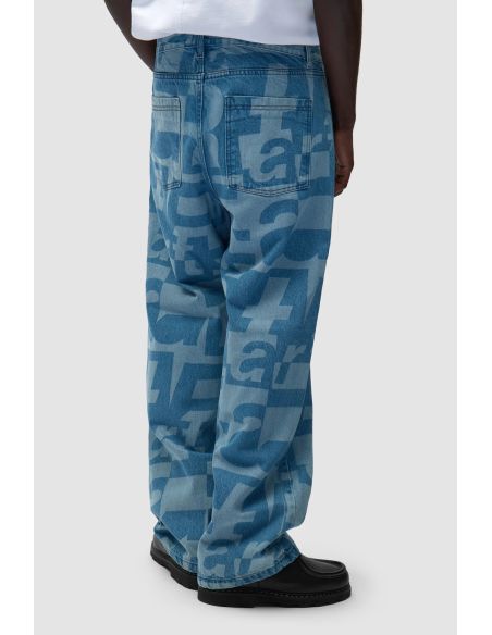 PANTALON EN DENIM INTÉGRAL DENIM BRUT