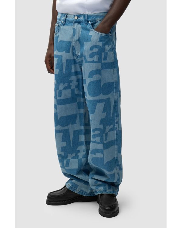 PANTALON EN DENIM INTÉGRAL DENIM BRUT