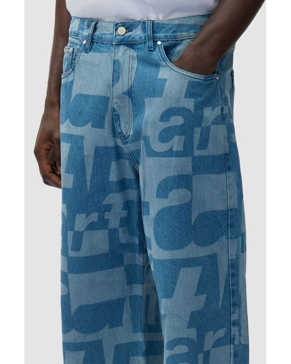 PANTALON EN DENIM INTÉGRAL DENIM BRUT
