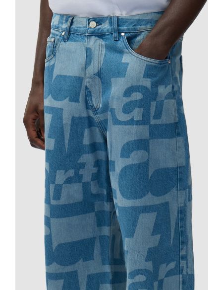 PANTALON EN DENIM INTÉGRAL DENIM BRUT