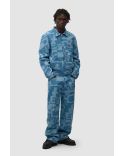 DENIM ALLOVER PANTS RAW DENIM