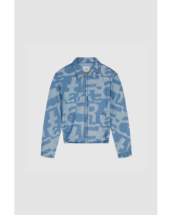 VESTE EN DENIM INTÉGRAL DENIM BRUT
