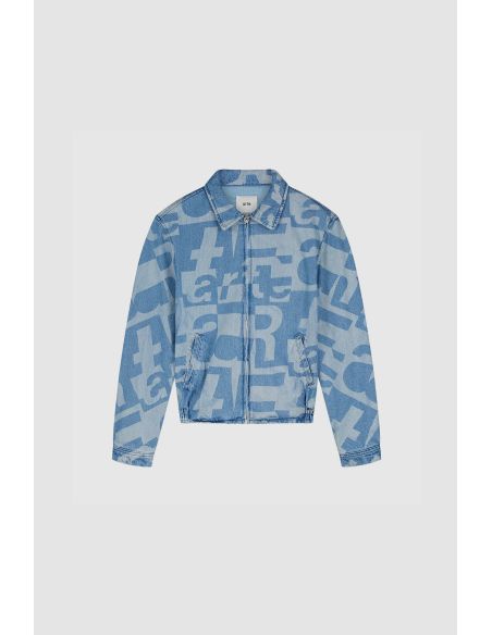 DENIM ALLOVER JACKET RAW DENIM