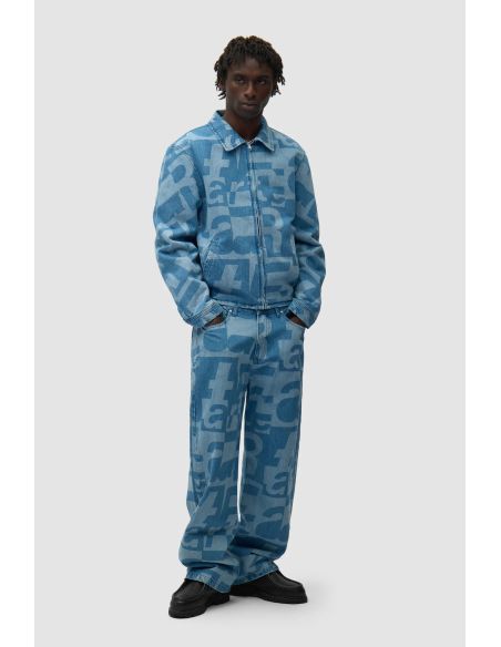 DENIM ALLOVER JACKET RAW DENIM