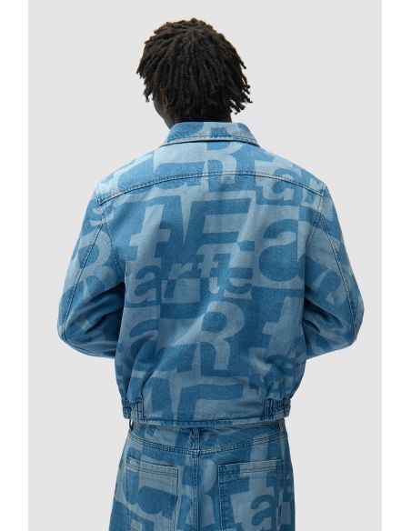 VESTE EN DENIM INTÉGRAL DENIM BRUT