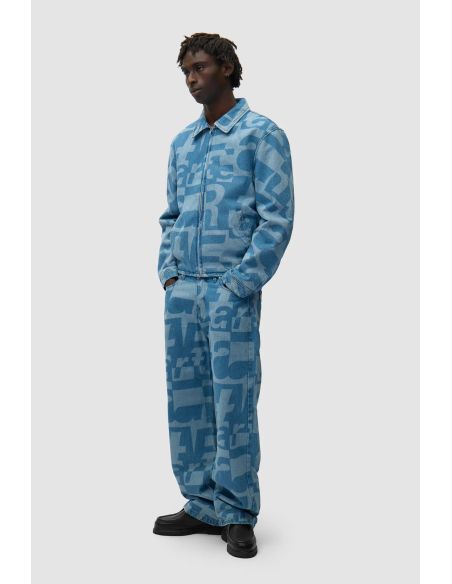 DENIM ALLOVER JACKET RAW DENIM