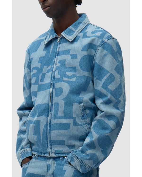 DENIM ALLOVER JACKET RAW DENIM
