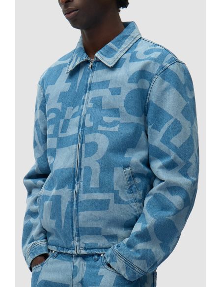 DENIM ALLOVER JACKET RAW DENIM