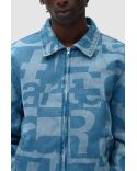 DENIM ALLOVER JACKET RAW DENIM