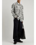 LA CHEMISE ALOE FISH BLACK AND WHITE