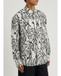 LA CHEMISE ALOE FISH BLACK AND WHITE