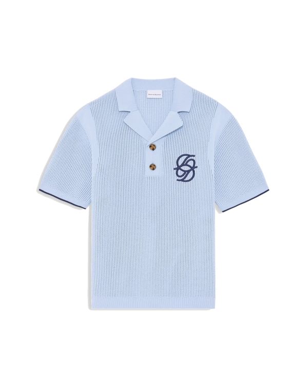 MONOGRAM KNIT POLO SHIRT
