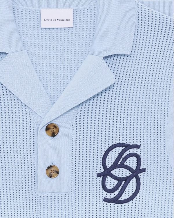 MONOGRAM KNIT POLO SHIRT