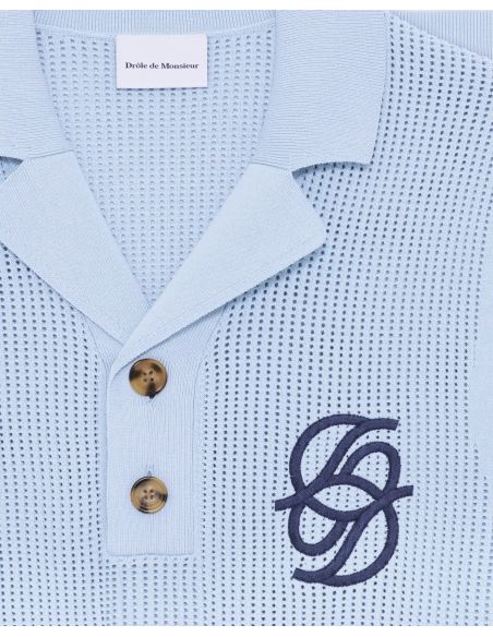 MONOGRAM KNIT POLO SHIRT