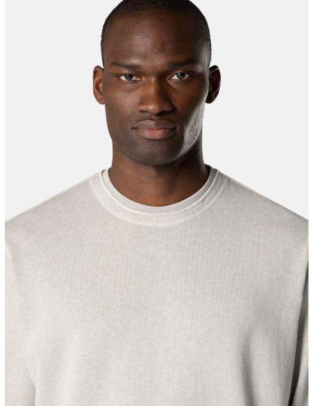 OLD EFFECT SWEATSHIRT 6100034 PEARL GREY
