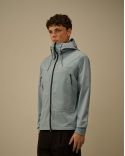 VESTE GOGGLE SHELL-R BLEU GRIS