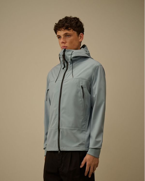 VESTE GOGGLE SHELL-R BLEU GRIS
