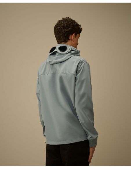 VESTE GOGGLE SHELL-R BLEU GRIS