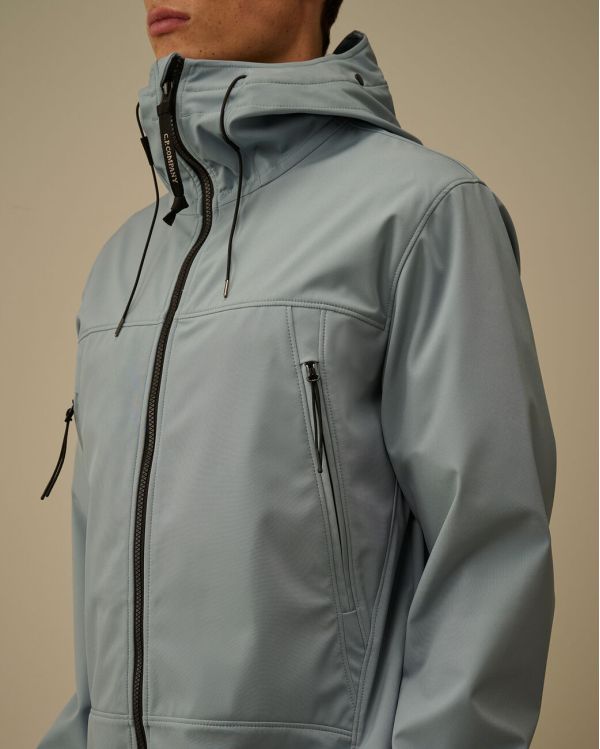 GOGGLE SHELL-R JACKET SILVER BLUE