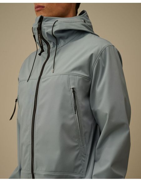 GOGGLE SHELL-R JACKET SILVER BLUE