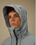 GOGGLE SHELL-R JACKET SILVER BLUE