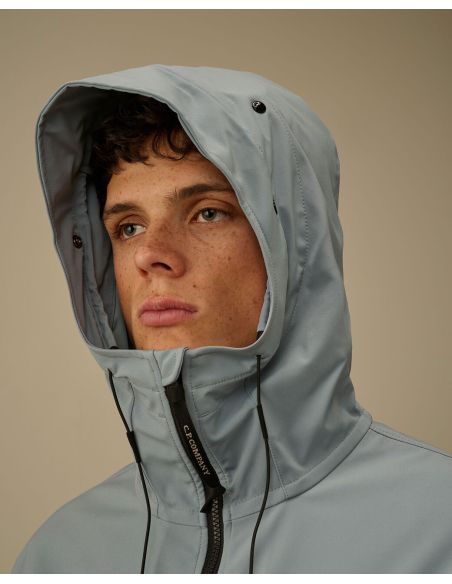 VESTE GOGGLE SHELL-R BLEU GRIS