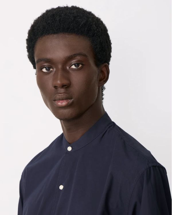 CHEMISE JAHLAN ENCRE MARINE