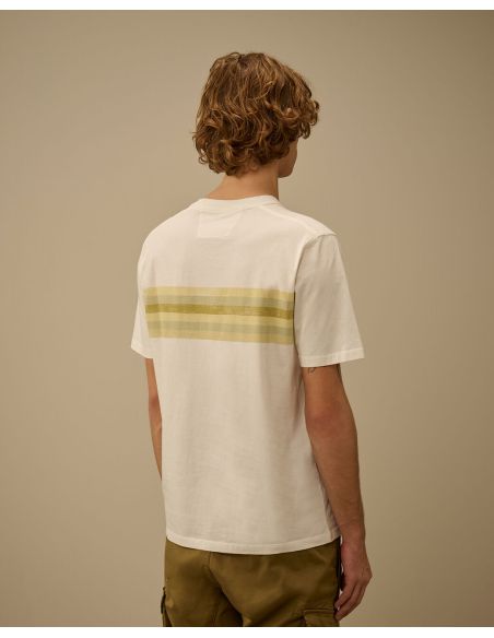 TSHIRT LOGO IMPRIME GAZE BLANCHE