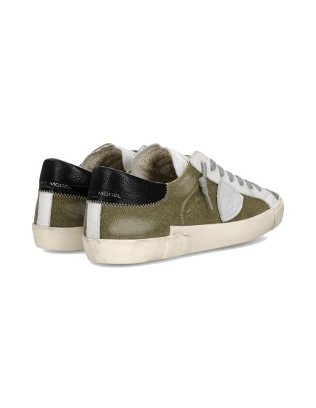 PRSX MEN'S SNEAKERS MILITARY GREEN AND GREY