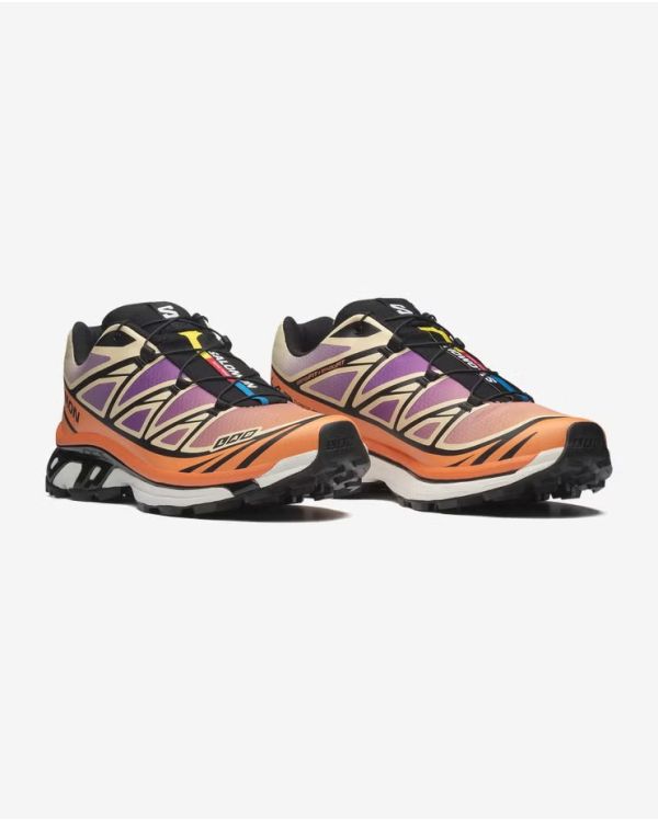 SNEAKERS XT-6 BLACK / ALMOND CREAM / DRAGON FIRE 2