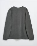 PULL HEAVY JERSEY LS NOIR DÉLAVÉ