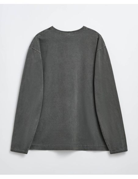 PULL HEAVY JERSEY LS NOIR DÉLAVÉ