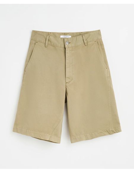 WIDE TWIST CHINO SHORTS KHAKI