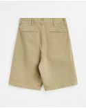 WIDE TWIST CHINO SHORTS KHAKI