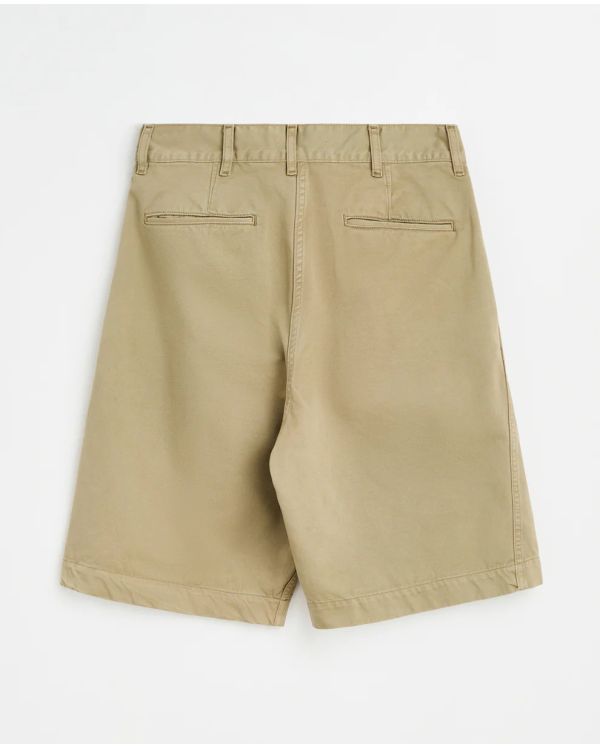 WIDE TWIST CHINO SHORTS KHAKI 2