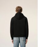 COTTON ZIP-UP HOODIE AMI DE COEUR RED / BLACK