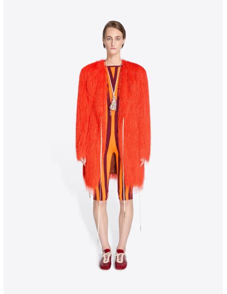 RED FRINGED JACKET