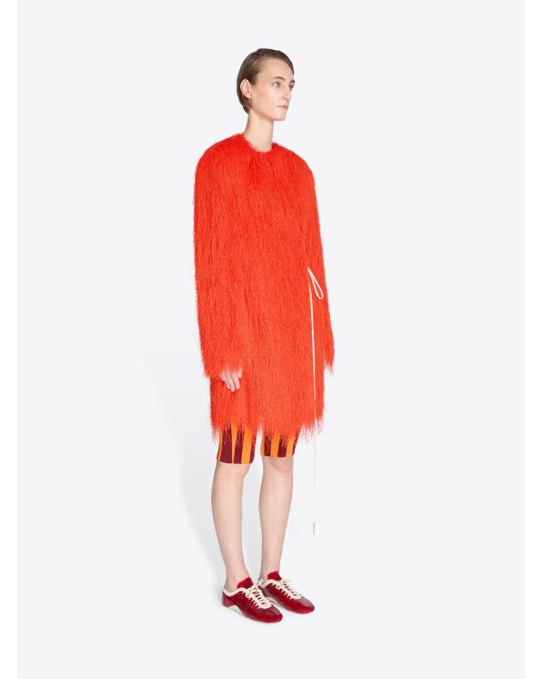 VESTE A FRANGE ROUGE 2