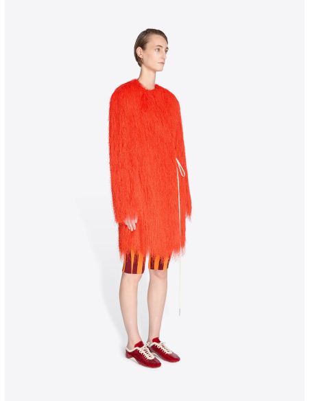 RED FRINGED JACKET