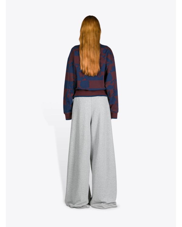 LOOSE-FIT TRACKSUIT PANTS, HEATHER GREY