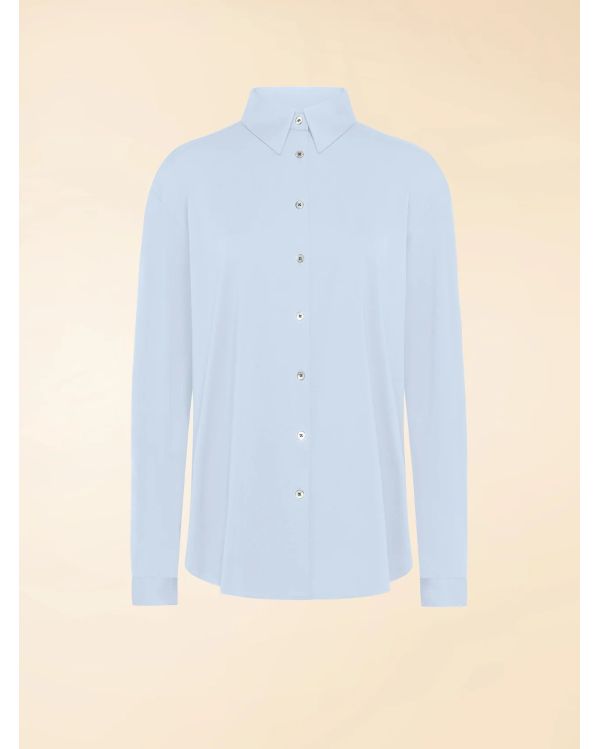 CHEMISE OXFORD BOYFRIEND FEMME BLEU CIEL