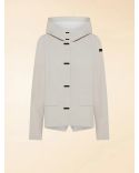 MONTECRISTO COLOR HOOD WOM JACKET WHITE SAND