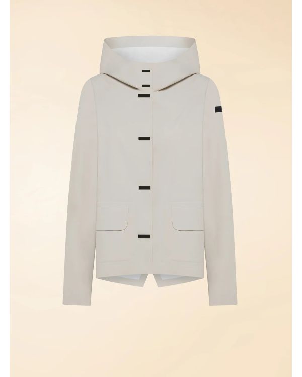 VESTE À CAPUCHE MONTECRISTO COLOR FEMME SABLE BLANC