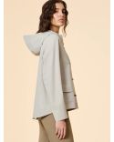 VESTE À CAPUCHE MONTECRISTO COLOR FEMME SABLE BLANC