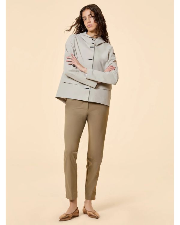 VESTE À CAPUCHE MONTECRISTO COLOR FEMME SABLE BLANC