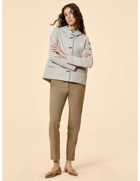VESTE À CAPUCHE MONTECRISTO COLOR FEMME SABLE BLANC