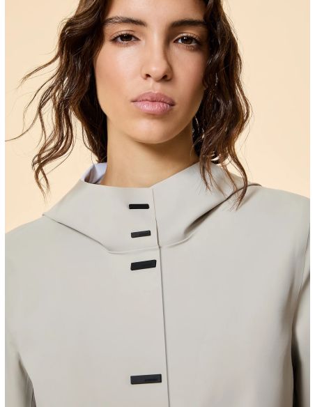 VESTE À CAPUCHE MONTECRISTO COLOR FEMME SABLE BLANC
