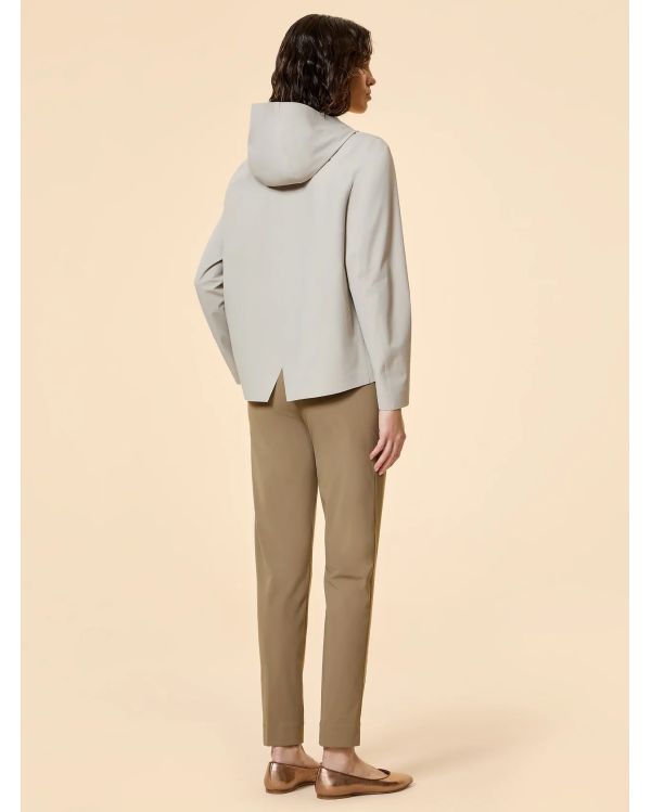VESTE À CAPUCHE MONTECRISTO COLOR FEMME SABLE BLANC 2