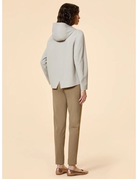 MONTECRISTO COLOR HOOD WOM JACKET WHITE SAND