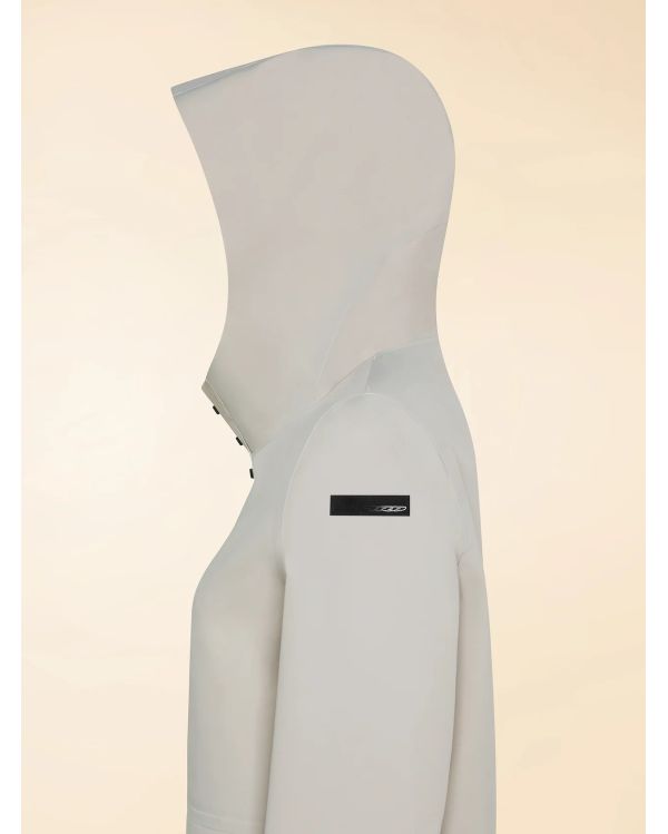 MONTECRISTO COLOR HOOD WOM JACKET WHITE SAND
